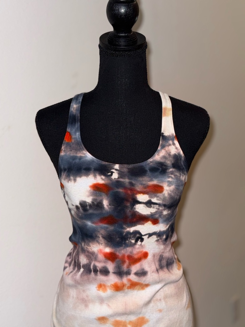 Tie-Dye Scoop Neck Tank Top